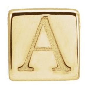 14K Yellow Gold 5 X 5 Mm Polished Cube Pendant