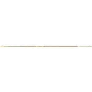 14K Yellow Gold Coin Frame Bezel Adjustable 7-8 Bracelet Mounting 13x1 mm Coin