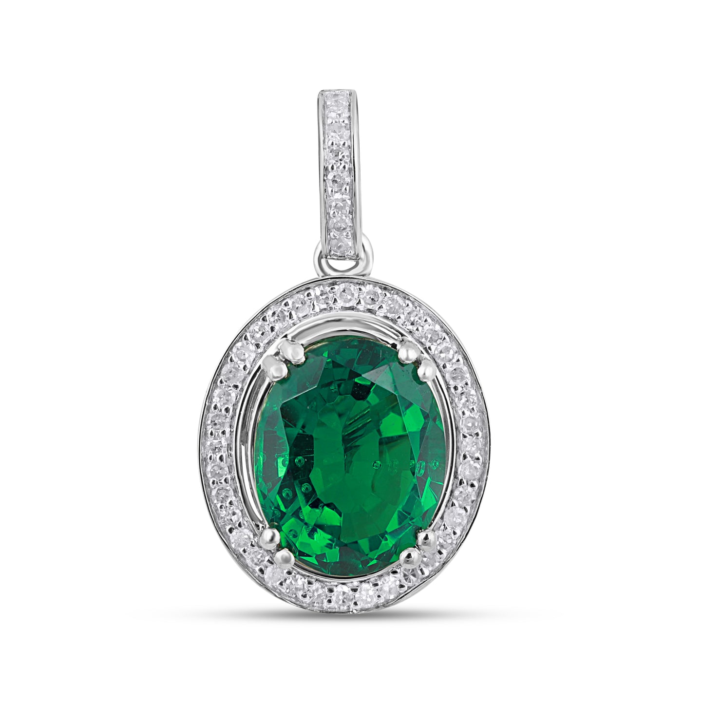 10K Yellow Or White Gold 0.17-0.18 Cttw Diamond Pendant