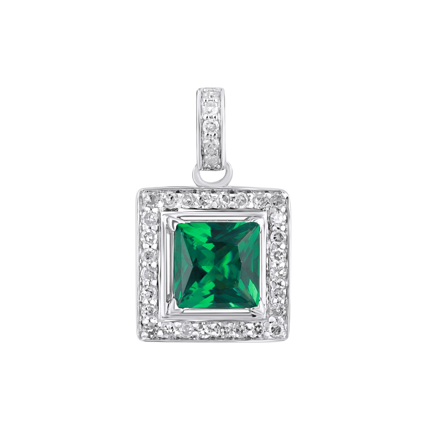 10K Yellow Or White Gold 0.13 Cttw Diamond Pendant