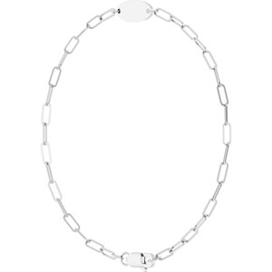 Sterling Silver 11 X 5 Mm 7 In Polished Engravable Oval Bracelet