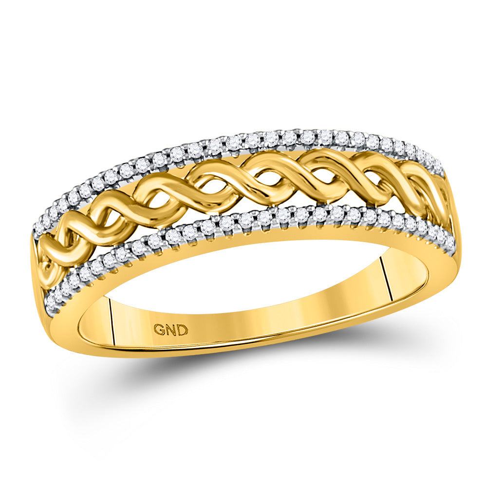 10K Yellow Gold His Hers Round Diamond Cluster Matching Wedding Set 5/8 Cttw, Womens Size: 5-10, Mens Size: 7-13