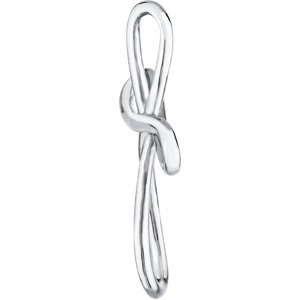 14K White Gold 39 X 26.25 Mm Polished Cross Pendant