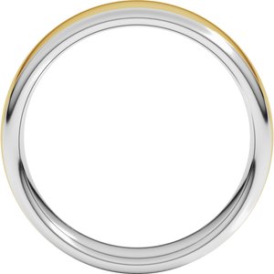 14K White/Yellow Or Rose Gold 6 mm Comfort-Fit Standard Weight European-Style Band