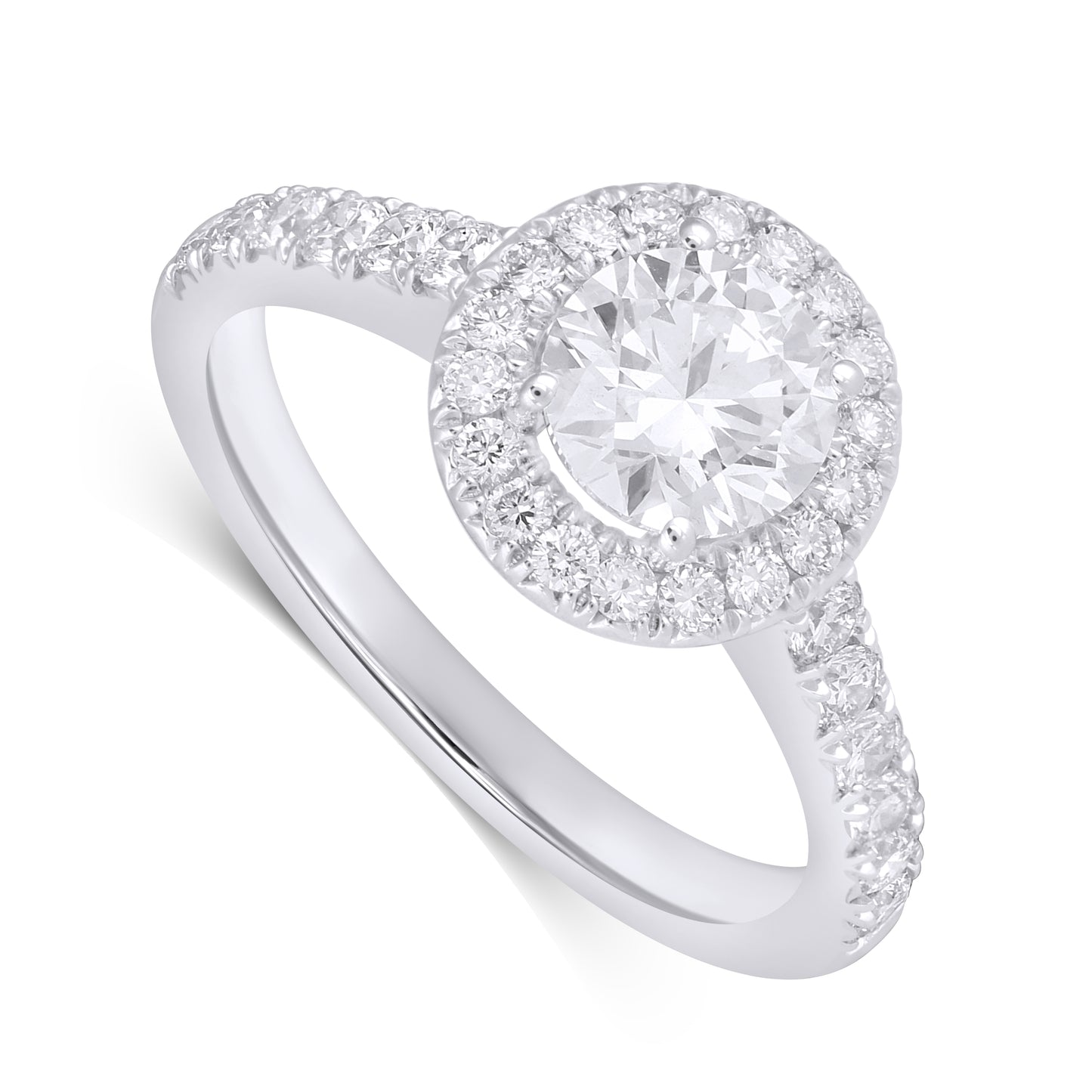 14K Yellow Or White Gold 1.57-1.67 Cttw Lab Grown Diamond Ladies Ring