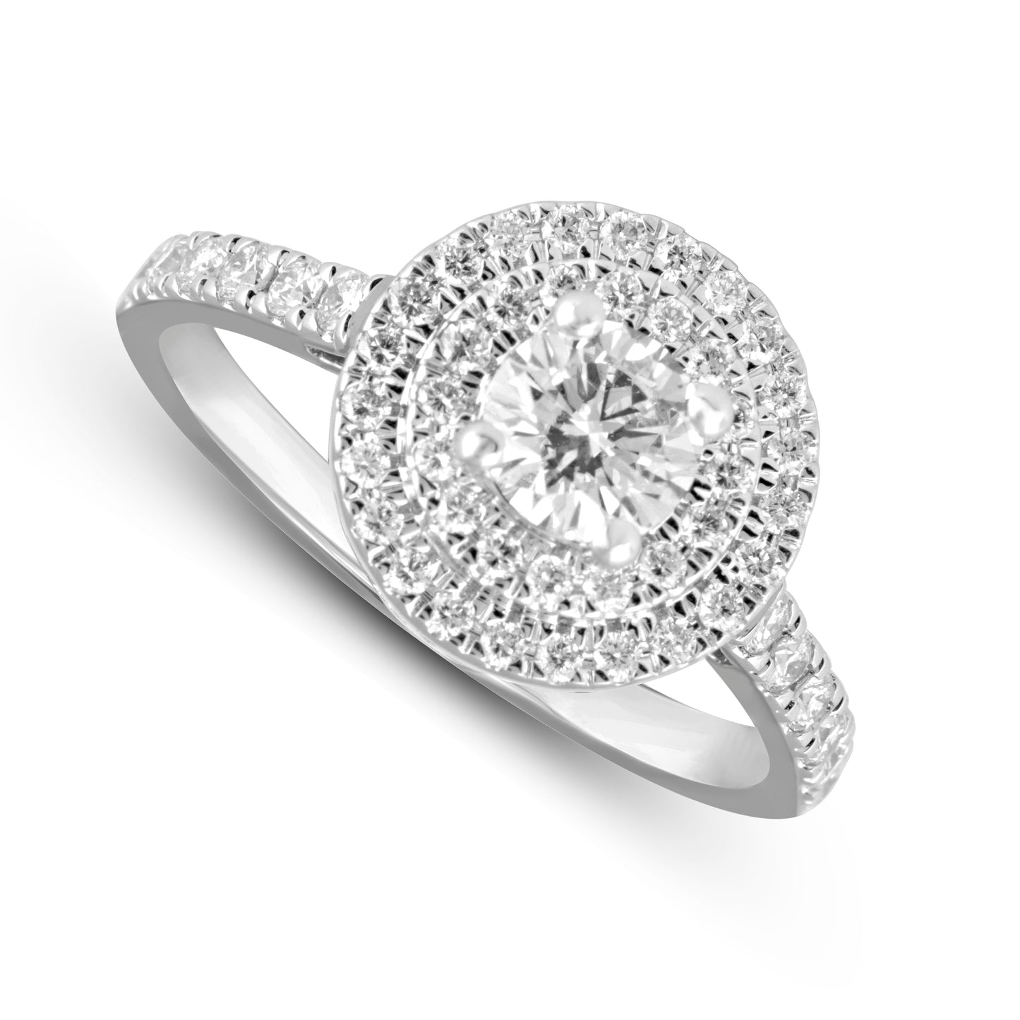 14K Yellow Or White Gold 1.17 Cttw Lab Grown Diamond Ladies Ring