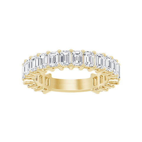 14K Yellow Gold 3.22-3.27 Cttw Lab Grown Diamond Ladies Band