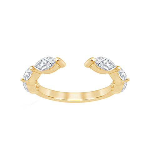 14K Yellow Gold 1.02 Cttw Lab Grown Diamond Ladies Ring