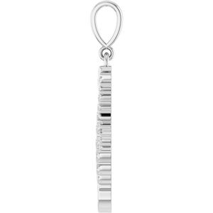 Sterling Silver 26.1 X 6.8 Mm Polished Seahorse Pendant