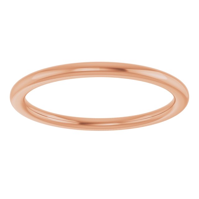 10K Yellow Or White Or Rose Gold Comfort-Fit Standard Weight European-Style Band