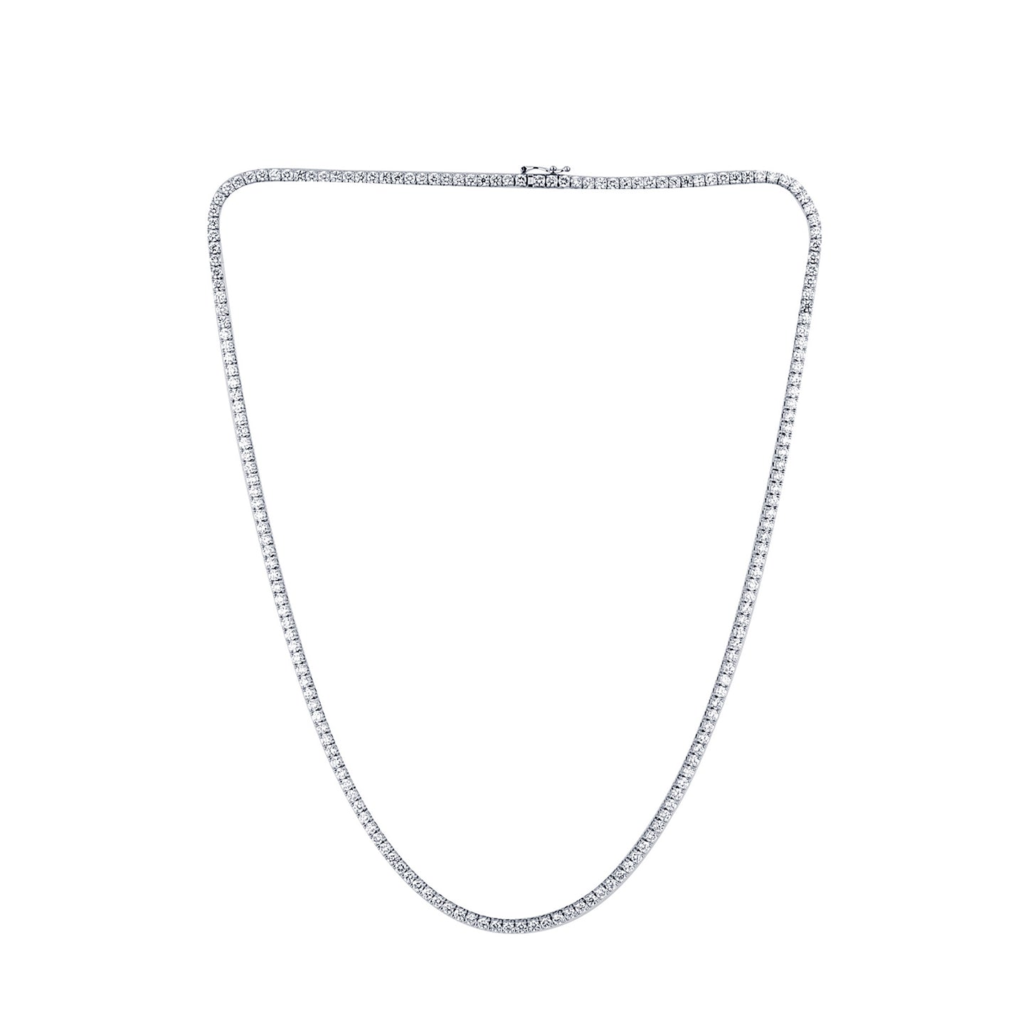 14K Yellow Or White Gold Lab Grown Diamond Necklace