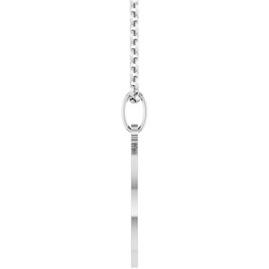 Sterling Silver 20.3 X 15 Mm 18 In Polished Star Of David Necklace