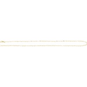 14K Yellow Or White Or Rose Gold Or Sterling Silver 1.9 Mm Lobster Clasp Flat Heart Chain