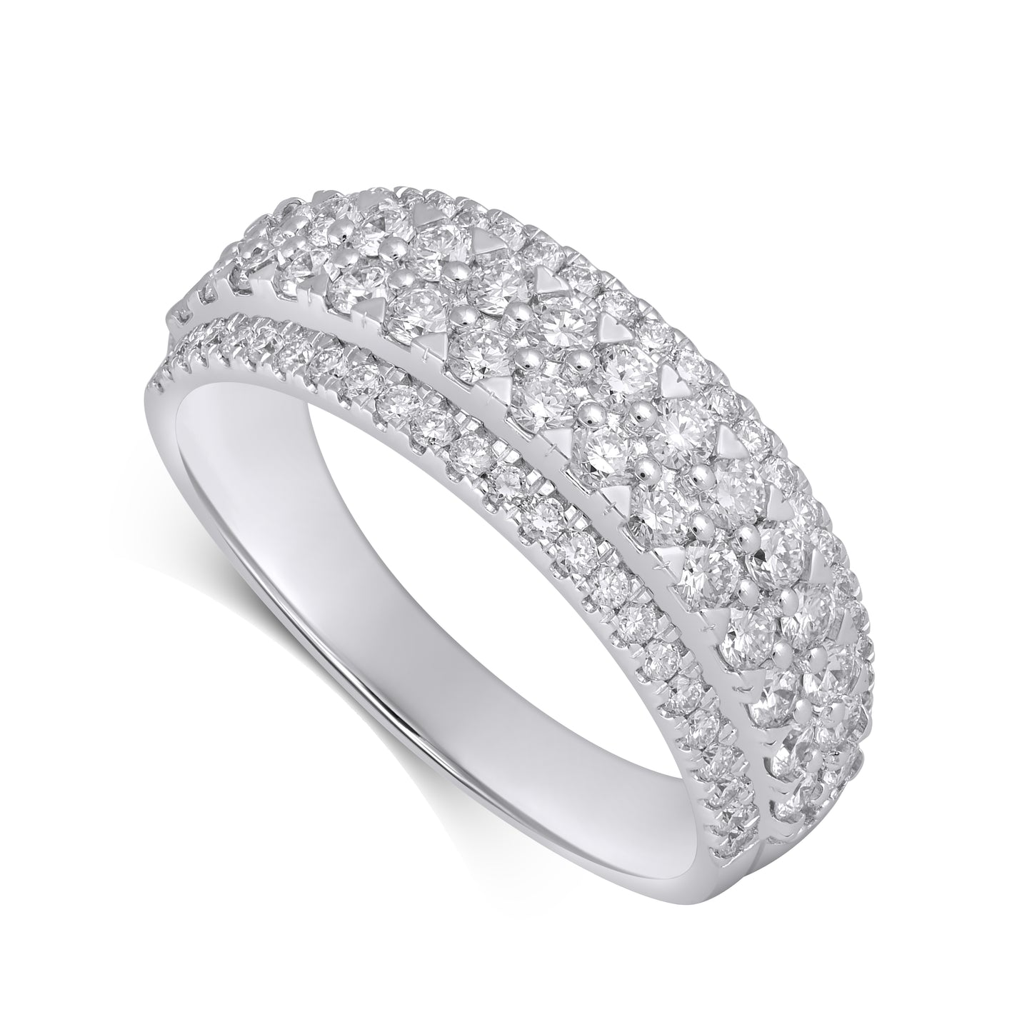 14K Yellow Or White Gold 1.53 Cttw Lab Grown Men's Band