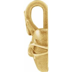 14K Yellow Gold 11.1 X 8 Mm Polished Sacred Heart Pendant