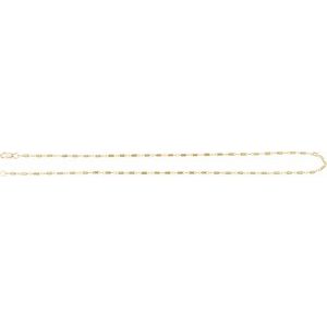 14K Yellow Gold Satellite Bar Cable Chain, Length: 18 In, Width: 1.7 Mm
