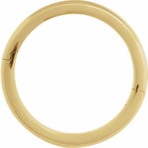 14K Yellow Or White Or Rose Gold Or Sterling Silver Or Platinum CLIQ Hinged Adjustable Band