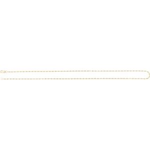 14K Yellow Or White Or Rose Gold Or Sterling Silver 1.5 Mm Lobster Clasp Keyhole Chain