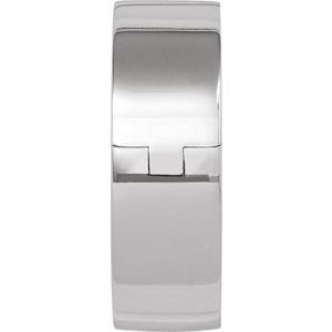 Platinum CLIQ Hinged Adjustable Flat Band