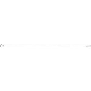 Platinum Spring Ring Diamond-Cut Cable Chain, Length: 7 In, Width: .7 Mm
