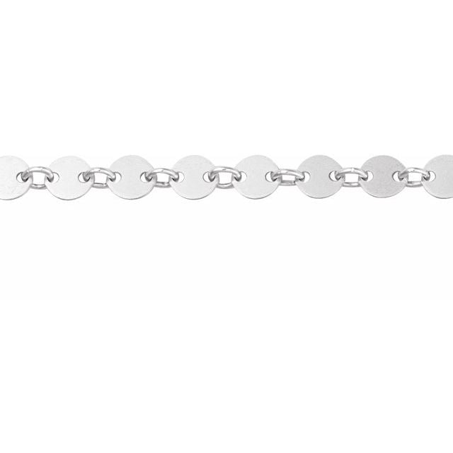 14K Yellow Gold Filled Or Sterling Silver 4 Mm Polished Round Mirror Chain