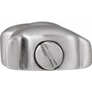 Sterling Silver 17.38 X 13 Mm Polished Pet Ash Holder Pendant With Accessory Kit