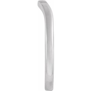 14K White Gold 6 Mm Polished Matching Band Size 7