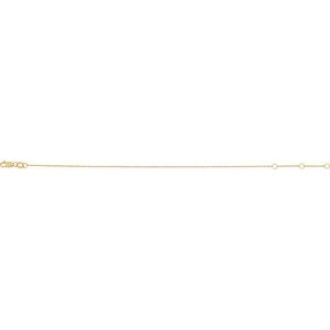 14K Yellow Or White Or Rose Gold Or Sterling Silver 1 Mm 6.5-7.5 In Lobster Clasp Diamond-Cut Cable Chain
