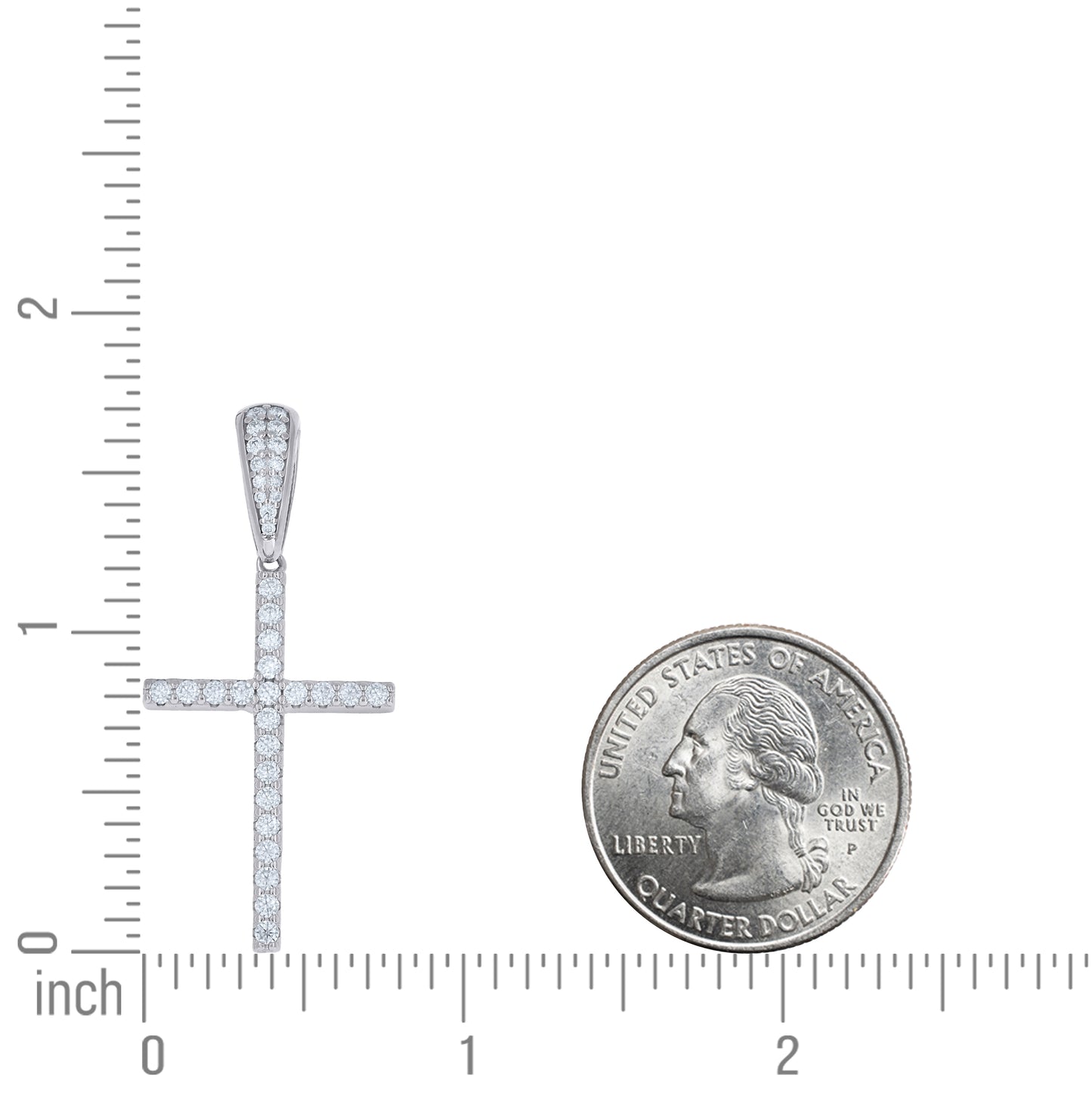 Sterling Silver Unisex 0.76ct Moissanite Cross Religious Pendant – Elegant Jewelry Gift for Birthday, Anniversary, Engagement, Wedding