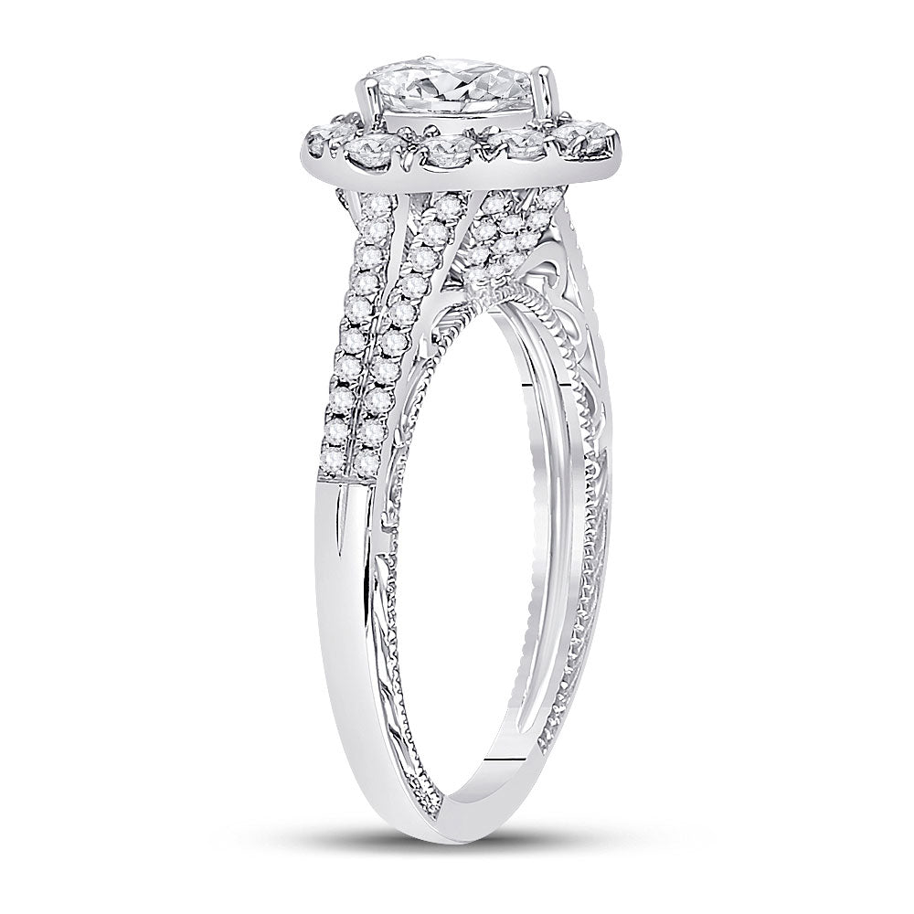 14K Yellow Or White Gold Pear Diamond Solitaire Bridal Wedding Engagement Ring 1 Cttw, Womens Size: 5-10