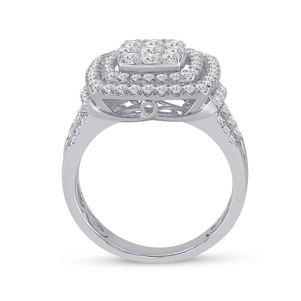 14K Yellow Or White Gold Round Diamond Bridal Wedding Ring Band Set 1-1/2 Cttw, Womens Size: 5-10
