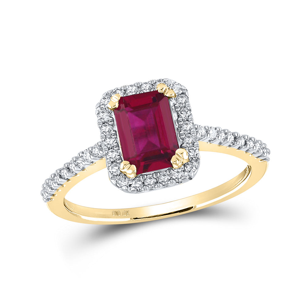 10K Yellow Or White Or Rose Gold Womens Synthetic Diamond Solitaire Ring, Womens Size: 5-10