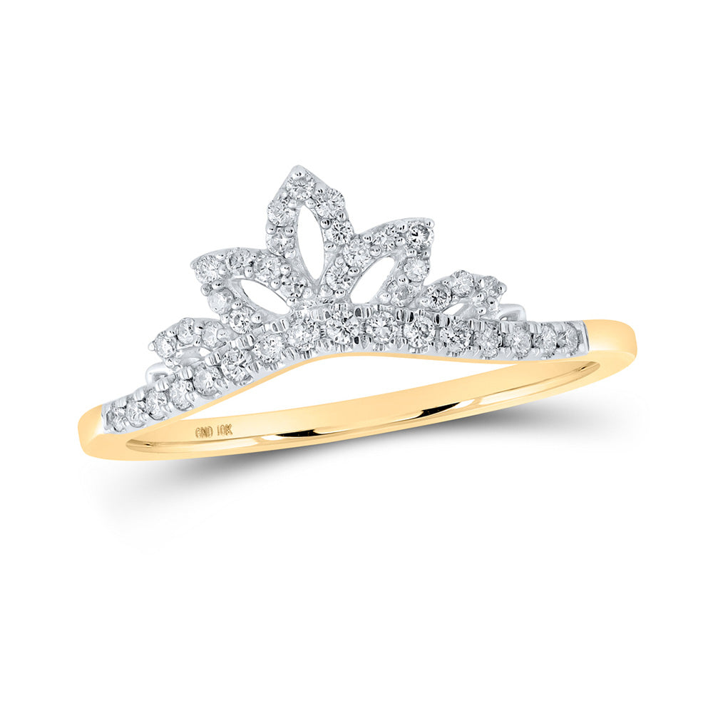 10K Yellow Or White Or Rose Gold Womens Round Diamond Enhancer Wedding Band , Womens Size: 5-10