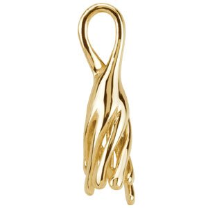 14K Yellow Gold Pearl Pendant Mounting For Pearl