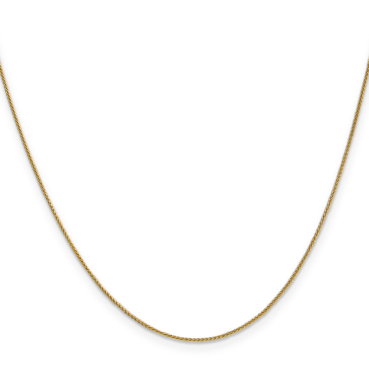 14K Yellow Gold .8mm Spiga Chain