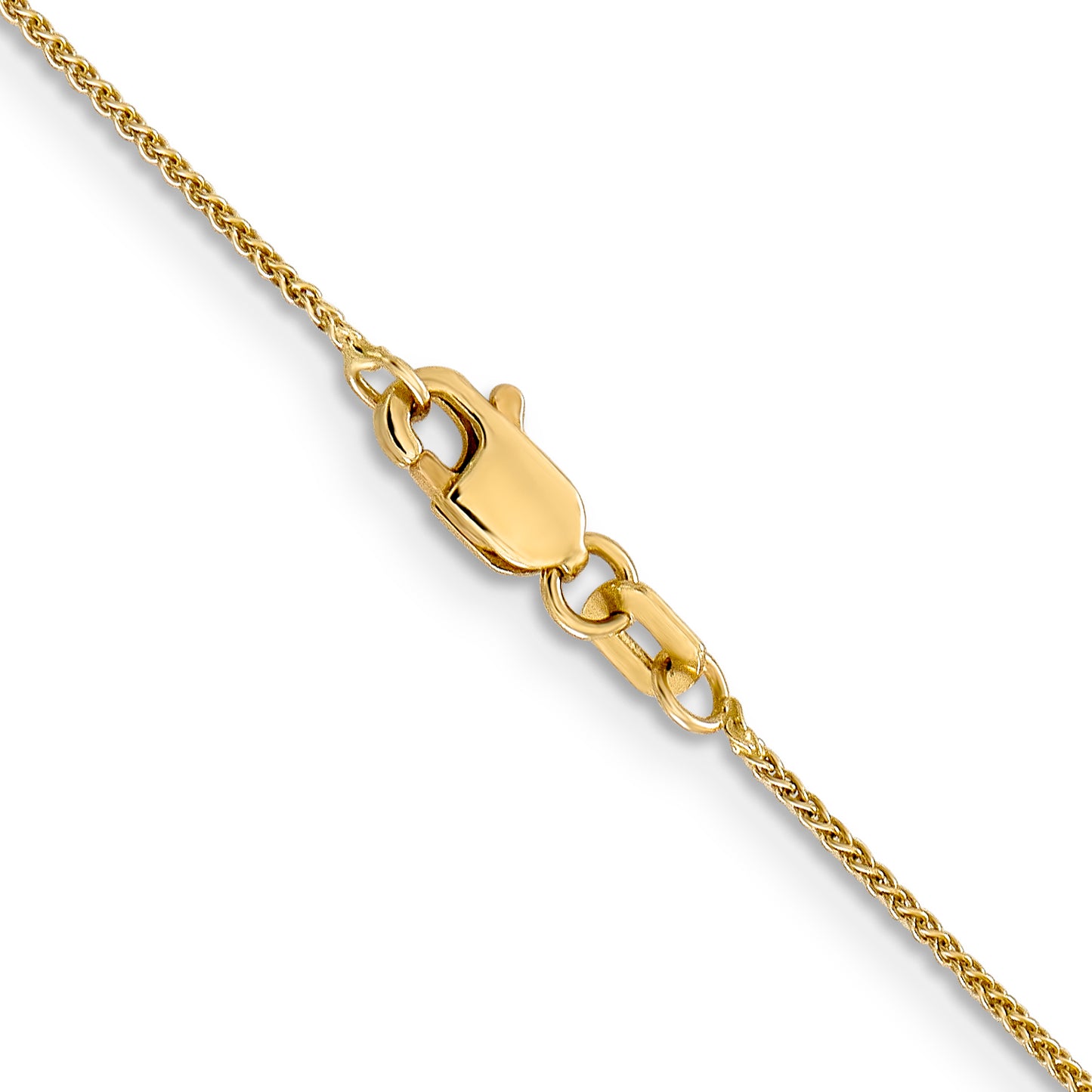 14K Yellow Gold .8mm Spiga Chain