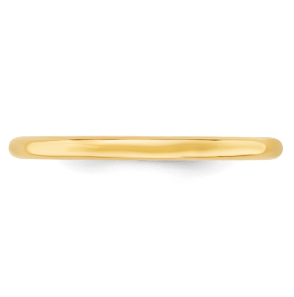 10k Yellow Or White Gold Standard Weight Comfort Fit Wedding Band