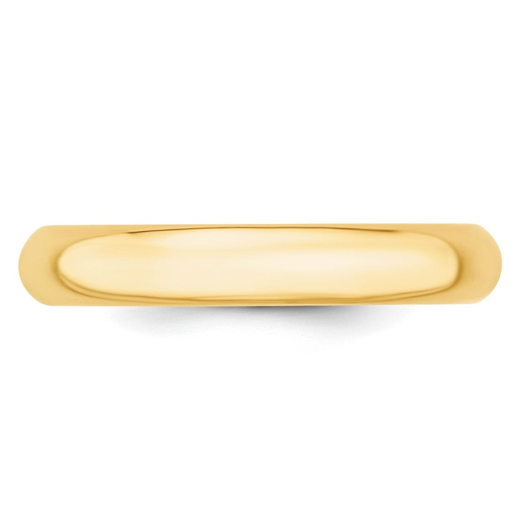 10k Yellow Or White Gold Standard Weight Comfort Fit Wedding Band