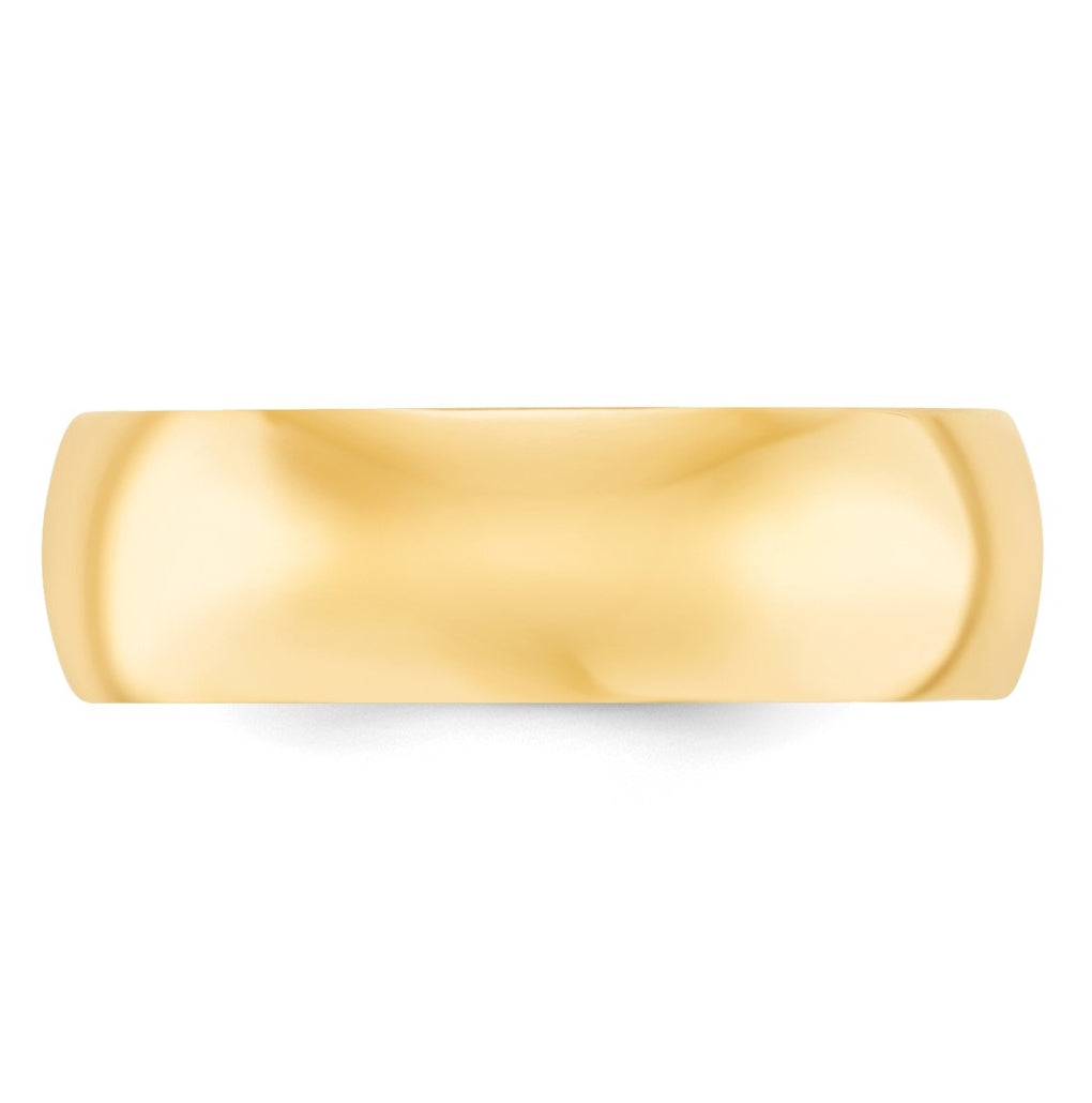 10k Yellow Or White Gold Standard Weight Comfort Fit Wedding Band
