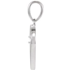 Sterling Silver Round 2Mm Heart Pendant Mounting
