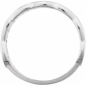 Sterling Silver Polished Freeform Ring Size 7