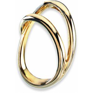 14K Yellow Gold 27.75 X 14.75 Mm Polished Freeform Slide Pendant