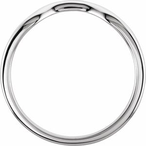 Continuum Sterling Silver Polished Matching Band Size 7