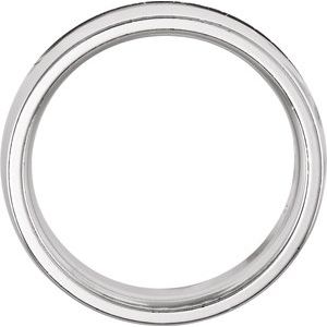 14K White Gold 6 mm 3/8 CTW Natural Diamond Channel-Set Band Size 7