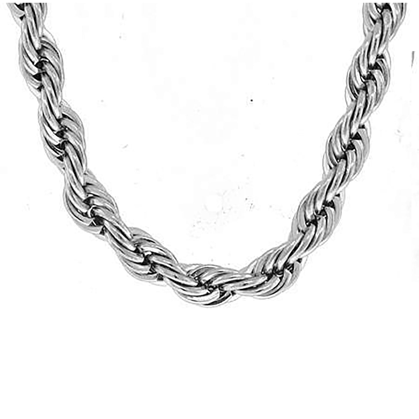 Stainless Steel Or Yellow Tone Unisex Rope Fashion Chain Necklace