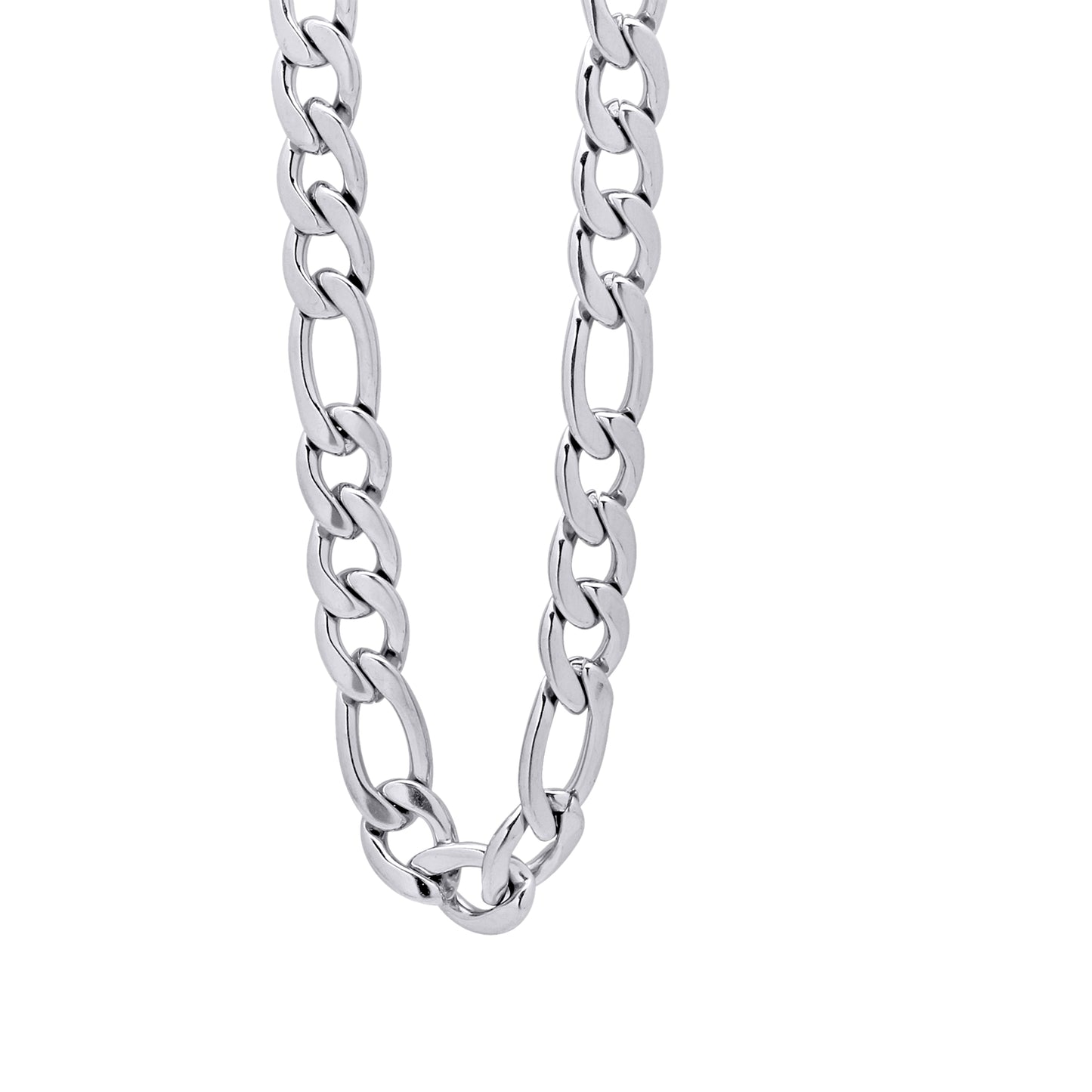 Stainless Steel Or Yellow-Tone Unisex 16-40 Inches Figaro Fashion Link Chain Necklace