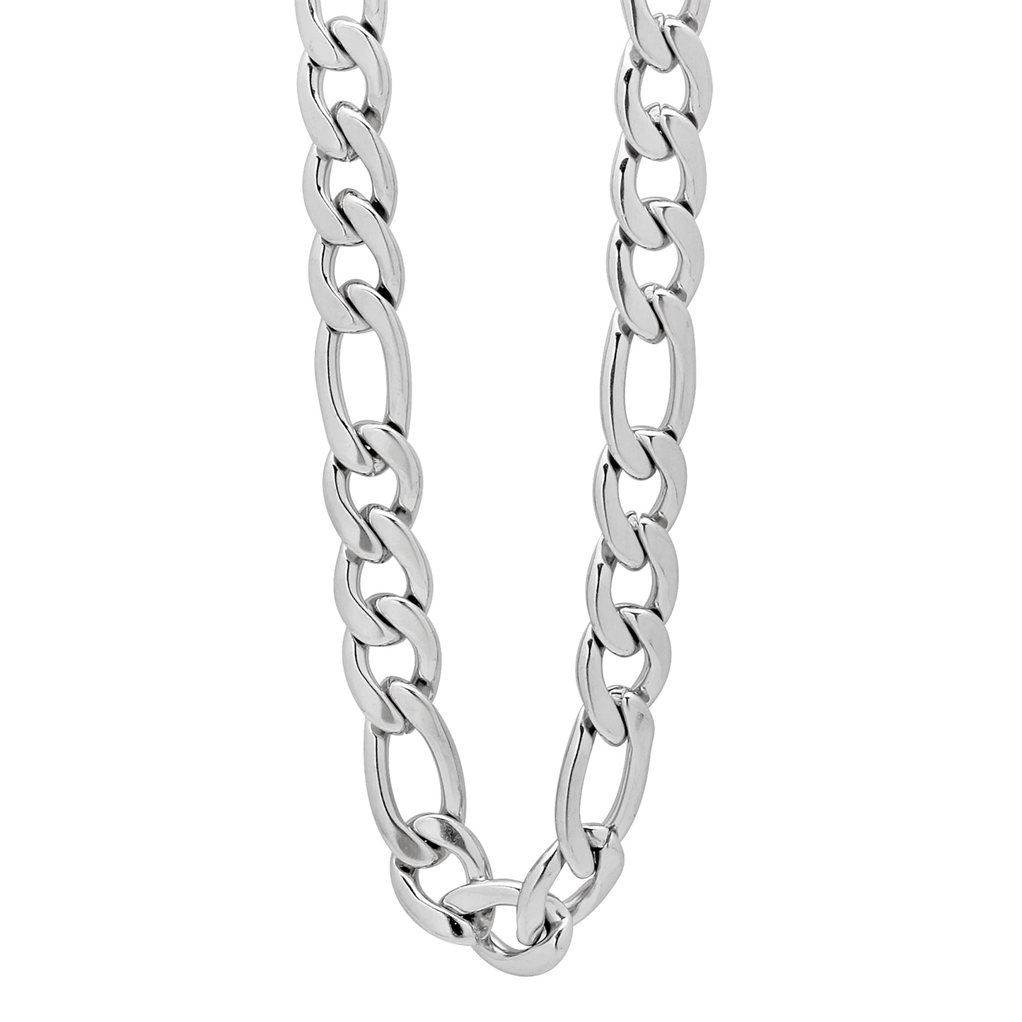 Stainless Steel Or Yellow-Tone Unisex 16-40 Inches Figaro Fashion Link Chain Necklace