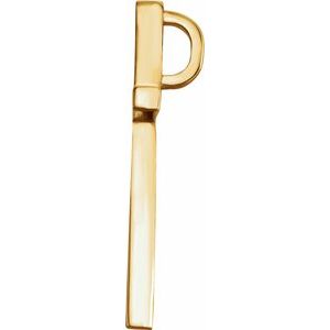 10K Yellow Gold 17.4 X 11.1 Mm Polished Cross Pendant