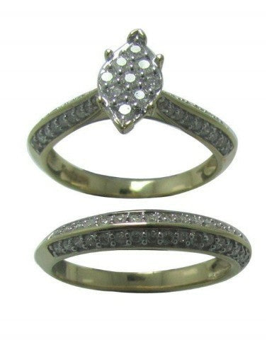 14K Yellow Gold 0.72 Cttw Diamond Ladies Ring
