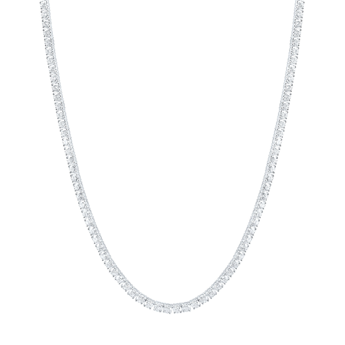 14K Yellow Or White Gold 31 Cttw Lab Grown Diamond Fashion Tennis Necklace (22 Inch)